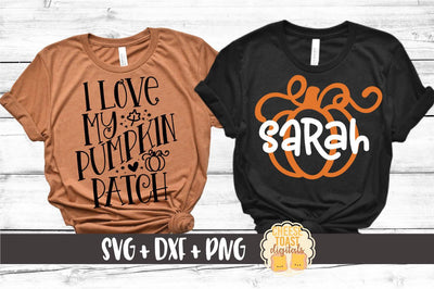 Halloween SVG | Mommy and Me SVG - I Love My Pumpkin Patch SVG Cheese Toast Digitals 