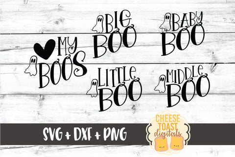 Halloween SVG | Mommy and Me SVG - Love My Boos SVG Cheese Toast Digitals 