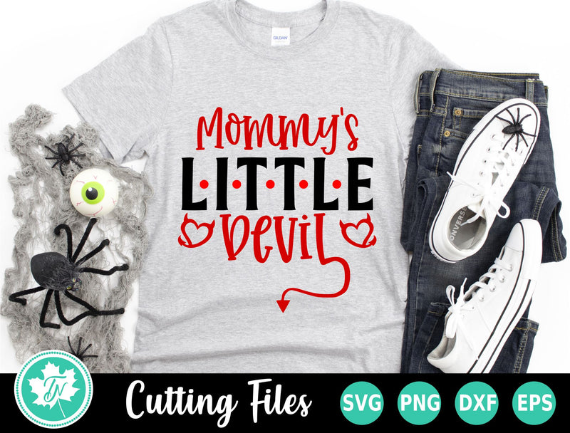 Halloween SVG | Mommy's Little Devil SVG SVG TrueNorthImagesCA 