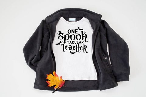 Halloween SVG - One Spooktacular Teacher SVG Pickled Thistle Creative 