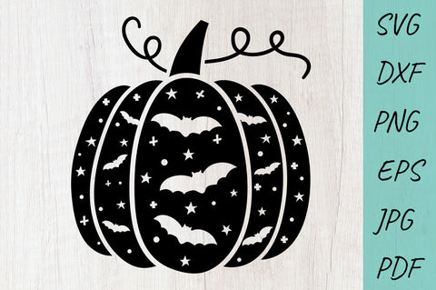 Halloween SVG, Pumpkin, Fall SVG, Bat Pumpkin SVG SVG Irina Ostapenko 