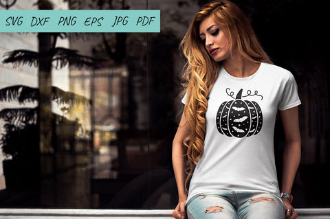 Halloween SVG, Pumpkin, Fall SVG, Bat Pumpkin SVG SVG Irina Ostapenko 