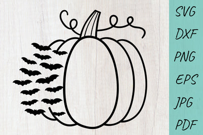 Halloween SVG, Pumpkin, Fall SVG, Bat Pumpkin SVG SVG Irina Ostapenko 