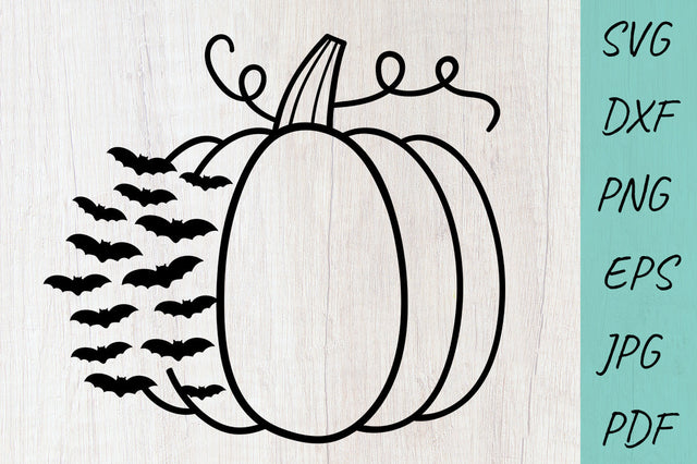Halloween SVG, Pumpkin, Fall SVG, Bat Pumpkin SVG SVG Irina Ostapenko 
