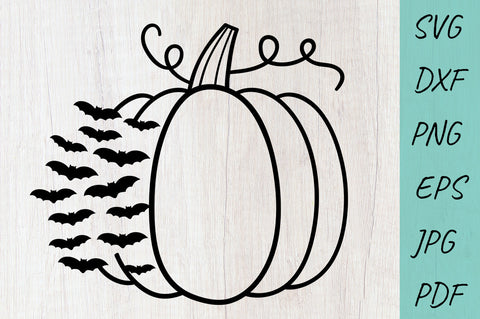 Halloween SVG, Pumpkin, Fall SVG, Bat Pumpkin SVG SVG Irina Ostapenko 