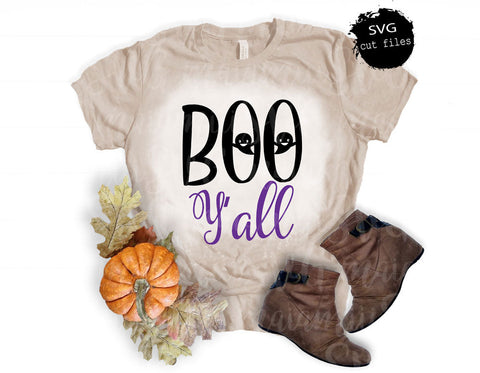 Halloween Svg, Pumpkin Svg, Halloween Sign Svg, Boo Y'all, Fall Shirt Svg SVG MaiamiiiSVG 