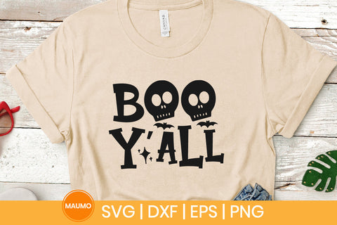 Halloween svg quote, Boo y'all SVG Maumo Designs 