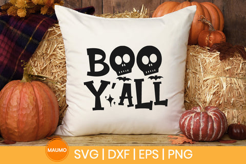 Halloween svg quote, Boo y'all SVG Maumo Designs 