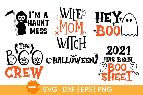 Halloween svg quote bundle SVG Maumo Designs 