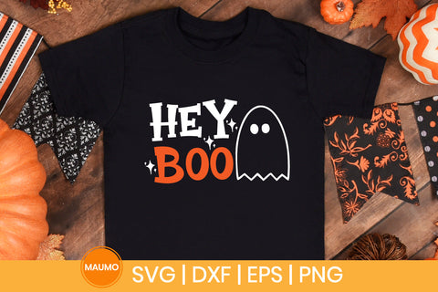 Halloween svg quote, Hey boo SVG Maumo Designs 