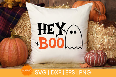Halloween svg quote, Hey boo SVG Maumo Designs 