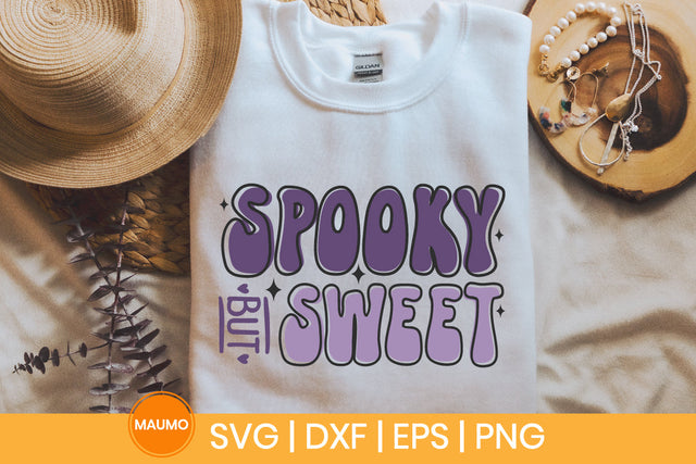 Halloween svg quote | Spooky but sweet SVG Maumo Designs 