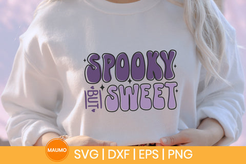 Halloween svg quote | Spooky but sweet SVG Maumo Designs 