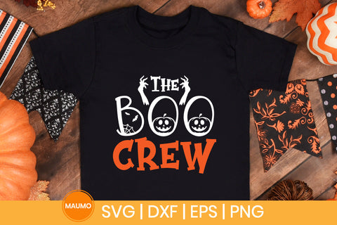 Halloween svg quote, The boo crew SVG Maumo Designs 