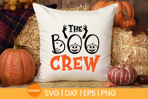 Halloween svg quote, The boo crew SVG Maumo Designs 