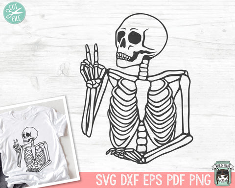 Halloween SVG, Skeleton SVG, Peace SVG, Skull svg, Halloween png, Peace png, Skeleton png, Peace Clipart, Halloween Clipart, Skull png SVG Wild Pilot 