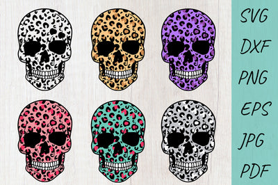 Halloween SVG, Skull SVG, Leopard Skull SVG Bundle SVG Irina Ostapenko 