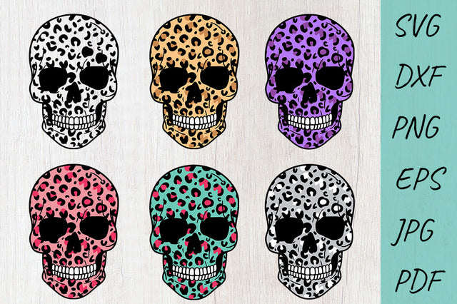 Halloween SVG, Skull SVG, Leopard Skull SVG Bundle SVG Irina Ostapenko 