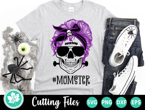 Halloween SVG | Skull SVG | Momster SVG SVG TrueNorthImagesCA 