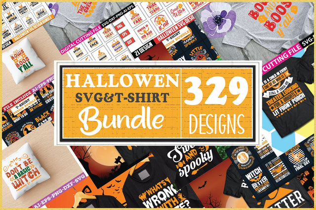Halloween Svg T-shirt Bundle SVG Creativeart88 