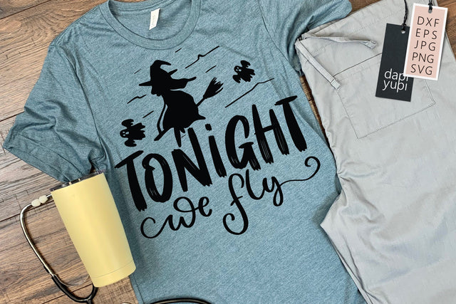 Halloween SVG Tonight We Fly SVG dapiyupi store 