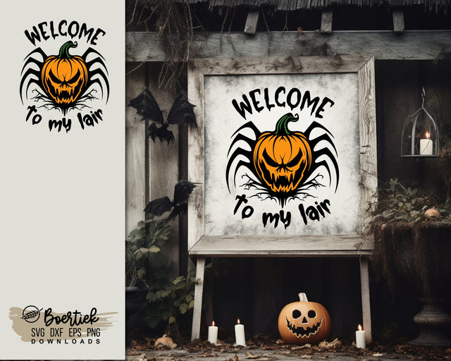 Halloween SVG, Welcome to my lair SVG Boertiek 