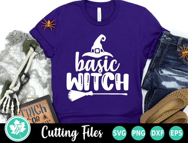 Halloween SVG | Witch SVG | Basic Witch SVG SVG TrueNorthImagesCA 