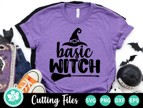 Halloween SVG | Witch SVG | Basic Witch SVG SVG TrueNorthImagesCA 