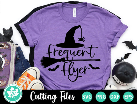 Halloween SVG | Witch SVG | Frequent Flyer SVG SVG TrueNorthImagesCA 