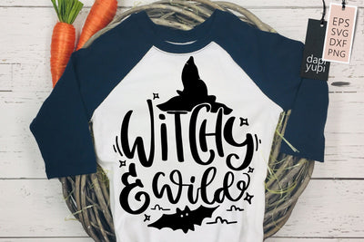 Halloween SVG Witchy And Wild Quotes SVG dapiyupi store 