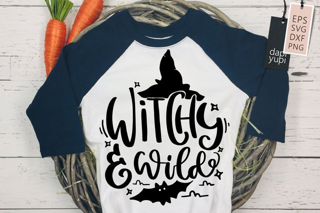 Halloween SVG Witchy And Wild Quotes SVG dapiyupi store 