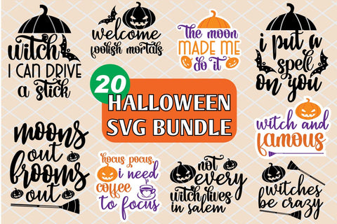 Halloween svg,Halloween Quotes Bundle, Halloween SVG bundle, Halloween quote SVG Set,funny Halloween SVG, SVG farhad farhad 