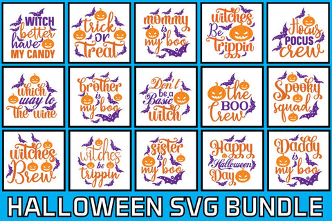 Halloween svg,Halloween Quotes Bundle, Halloween SVG bundle, Halloween quote SVG Set,funny Halloween SVG, SVG farhad farhad 