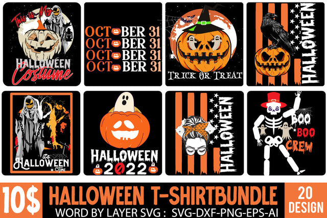 Halloween T-Shier Bundle ,Halloween Cut File Bundle, Halloween SVG bundle, Halloween quote SVG Set , Halloween Cut File Bundle, Halloween SVG bundle SVG BlackCatsMedia 