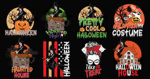 Halloween T-Shirt Bundle , Halloween Cut File Bundle, Halloween SVG bundle, Halloween quote SVG Set , Halloween Cut File Bundle, Halloween SVG bundle, Halloween quote SVG Set, Halloween Svg Bundle SVG BlackCatsMedia 