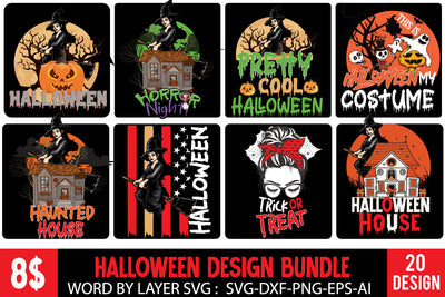 Halloween T-Shirt Bundle , Halloween Cut File Bundle, Halloween SVG bundle, Halloween quote SVG Set , Halloween Cut File Bundle, Halloween SVG bundle, Halloween quote SVG Set, Halloween Svg Bundle SVG BlackCatsMedia 