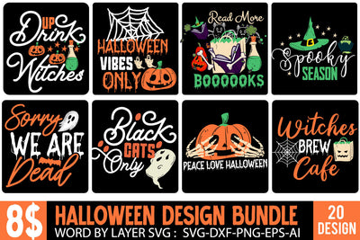 Halloween T-Shirt Bundle , Halloween Cut File Bundle, Halloween SVG bundle, Halloween quote SVG Set , Halloween Cut File Bundle, Halloween SVG bundle, Halloween quote SVG Set, Halloween Svg SVG BlackCatsMedia 