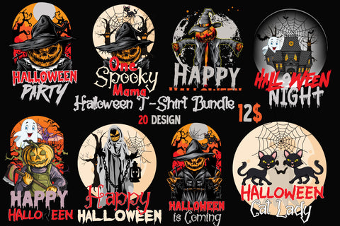 Halloween T-Shirt Bundle , Halloween Sublimation Bundle, Halloween Cut File Bundle, Halloween SVG bundle, Halloween quote SVG Set , Halloween Cut File Bundle, Halloween SVG bundle, Halloween quote SVG Set, Halloween Svg Bundle SVG BlackCatsMedia 