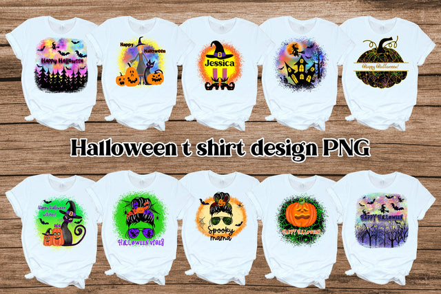 Halloween t shirt design bundle | Halloween sublimation Sublimation Svetana Studio 
