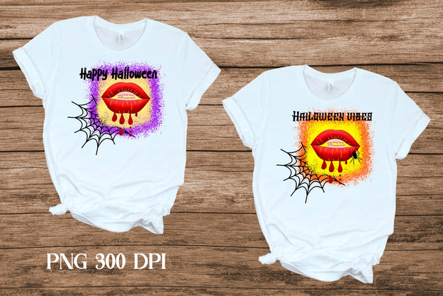 Halloween t shirt design | Halloween lips sublimation Sublimation Svetana Studio 