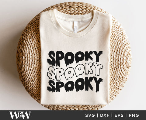Halloween T-Shirt SVG Bundle | Spooky Shirt SVG Bundle SVG Wood And Walt 