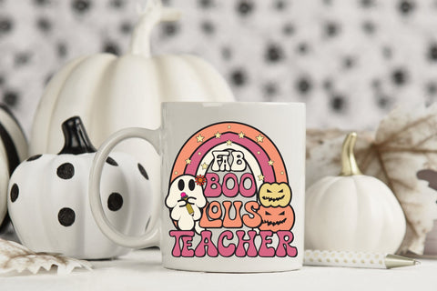Halloween Teacher PNG | Fab Boo Lous Teacher Sublimation CraftLabSVG 
