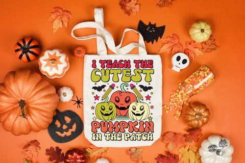 Halloween Teacher PNG Sublimation Bundle Sublimation CraftLabSVG 