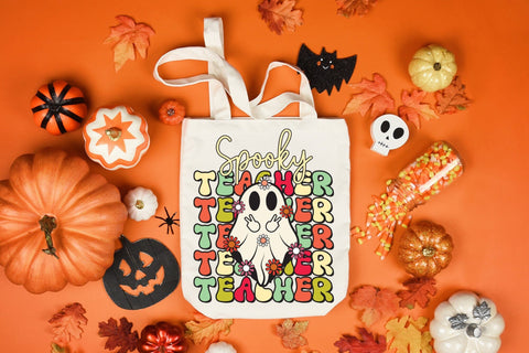 Halloween Teacher PNG Sublimation Bundle Sublimation CraftLabSVG 