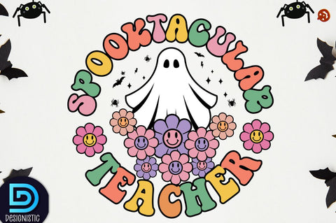 Halloween Teacher Sublimation Bundle, Sublimation DESIGNISTIC 