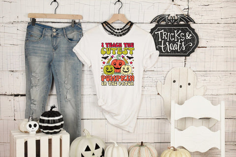 Halloween Teacher Sublimation Design PNG Sublimation CraftLabSVG 