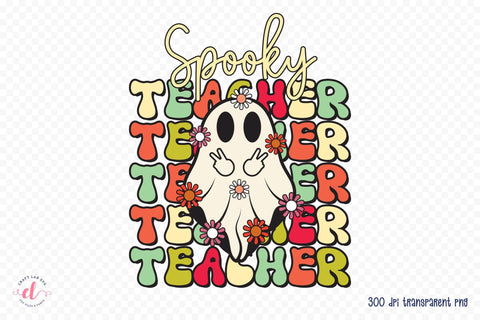 Halloween Teacher Sublimation - Spooky Teacher Sublimation CraftLabSVG 