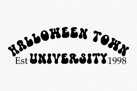 Halloween town est university 1998 SVG Design SVG designartist 