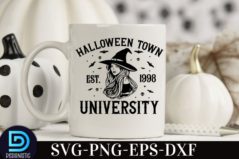 Halloween Town University Est. 1998, Halloween SVG Design SVG DESIGNISTIC 