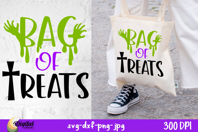 Halloween Treat Bags SVG. Bag of Treats design SVG. SVG Evgenyia Guschina 